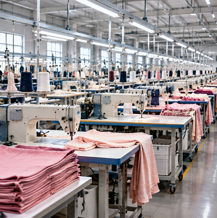 Indian garment production infrastructure