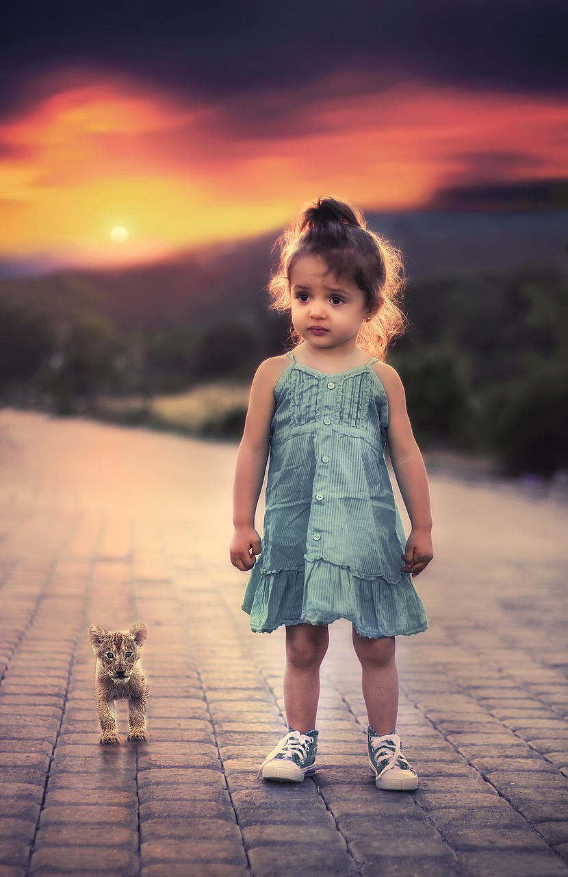 girl, standing, pet-738303.jpg